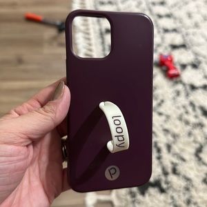 Loopy Case iPhone 12 pro 6.1 plum color